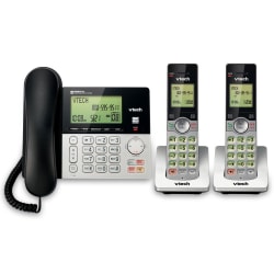 VTech® CS6949-2 DECT 6.0 Expandable Cordless Phone With Digital Answering System