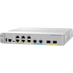 Cisco 3560-CX Switch 6 GE PoE+, 2 MultiGE PoE+, uplinks: 2 x 10G SFP+, IP Base - 8 Ports - Manageable - Gigabit Ethernet, 10 Gigabit Ethernet - 10/100/1000Base-TX, 10GBase-X - 3 Layer Supported - Modular - Power Supply