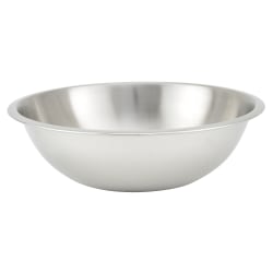 Winco Heavy-Duty Mixing Bowl, 8 Qt, Stainless Steel