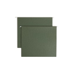 Smead® Hanging Box-Bottom File Folders, 2" Expansion, Letter Size, Standard Green, Box Of 25