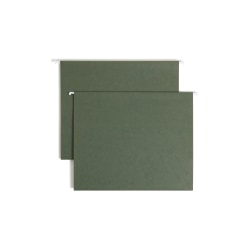 Smead® Premium Box-Bottom Hanging Folders, 1" Expansion, Letter Size, Standard Green, Box Of 25