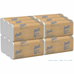 Scott Multifold Paper Towels with Absorbency Pockets - Multifold - 9.25" x 9.40" - Soft Wheat - Fiber - 250.0 Per Pack - 12 / Carton