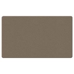 Ghent Fabric Bulletin Board With Wrapped Edges, 18" x 24", Taupe