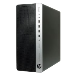 HP EliteDesk 800 G3 MT Refurbished Desktop PC, Intel® Core™ i7, 32GB Memory, 1TB Solid State Drive, Windows® 10, J1-800G3TA10