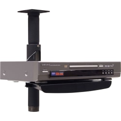 Chief Component Pole Shelf - For VCR or DVD - Black - Mounting component (shelf) - for VCR or DVD - steel - black
