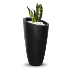 Mayne Modesto Planter, 42"H, Black