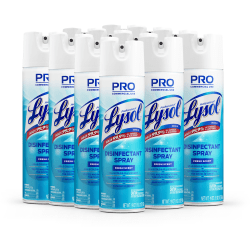 Lysol® Professional Disinfectant Spray, Fresh Scent, 19 Oz Bottle, Case Of 12