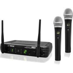 PylePro Professional Premier Series PDWM3375 Wireless Microphone System - 673 MHz to 697.98 MHz Operating Frequency - 164 ft Operating Range