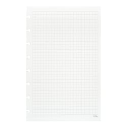 TUL® Discbound Notebook Refill Pages, Junior Size, Graph Ruled, 50 Sheets, White