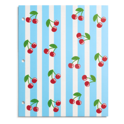 Eccolo BTS 2-Pocket Folder, 8-1/2" x 11", Cherries