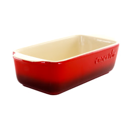 Crock-Pot Artisan 1.25-Quart Stoneware Bake Pan, Red