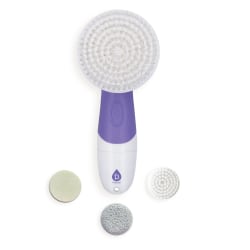 Pursonic Advanced Waterproof Facial Cleansing Brush, 8"H x 6"W x 2"D, Purple