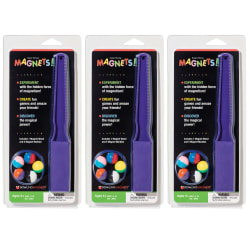 Dowling Magnets® Magnet Wand & 5 Magnet Marbles, Pack Of 3 Sets