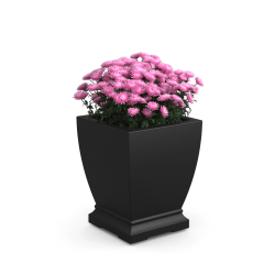 Mayne Acadia Planter, 18"H, Black