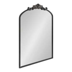 Uniek Kate And Laurel Arendahl Arched Mirror, 36"H x 24"W x 1-1/4"D, Black