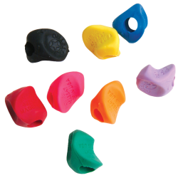 J.R. Moon Pencil Co. Stetro Pencil Grips, 1/2" x 1/2", Multicolor, Pack Of 100