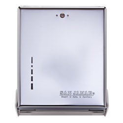 San Jamar True Fold Towel Dispenser - C Fold, Multifold Dispenser - 500x Towel Multifold, 300x Towel C Fold - T1905XC