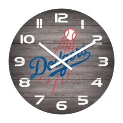 Imperial MLB Weathered Wall Clock, 16", LA Dodgers