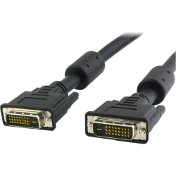 4XEM DVI-D Dual Link Male to Male Digital Video Cable, 6', Black
