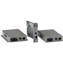 Omnitron Systems iConverter 8927N-2 Media Converter - 1 x Network (RJ-45) - 1 x LC Ports - DuplexLC Port - 10/100/1000Base-T, 1000Base-X - 21.13 Mile - Internal