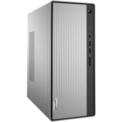 Lenovo® IdeaCentre 5 Desktop Computer, AMD Ryzen 7, 16GB Memory, 256GB Solid State Drive/1TB Hard Drive, Windows® 10, 90Q30008US