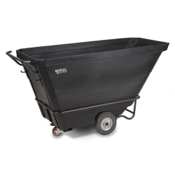 Royal Basket Trucks 1 Yard Standard Tilt Truck, Black