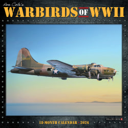 2026 Willow Creek Press Scenic Monthly Wall Calendar, 12" x 12", Warbirds of WWII, January To December, 53096
