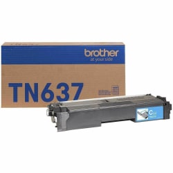Brother TN637C - Ultra High Yield - cyan - original - box - toner cartridge