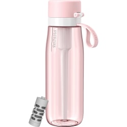 Philips GoZero Everyday Tritan Water Bottle With Filter, 22 Oz, Pink