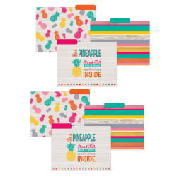 Teacher Created Resources File Folders, Letter Size, Tropical Punch, 12 Per Pack, Set Of 2 Packs