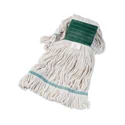 Unisan Super Loop Cotton/Synthetic Yarn Wet Mop Head, Medium, White