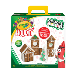 CreateOn Crayola Magnetic Tiles, Gingerbread Doodle, Set Of 24 Pieces