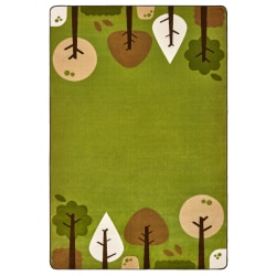 Carpets for Kids® KIDSoft™ Tranquil Trees Decorative Rug, 8' x 12', Green