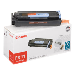 Canon® FX-11 Black Fax Cartridge, 1153B001