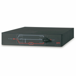 APC Service Bypass Panel - Bypass switch (rack-mountable) - AC 200/208/240 V - output connectors: 4 - 2U - 19" - black - for Smart-UPS 3000VA, 3000VA USB & Serial, 3000VA XL, 5000VA, 5000VA XL