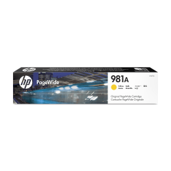 HP 981A PageWide Yellow Ink Cartridge, J3M70A