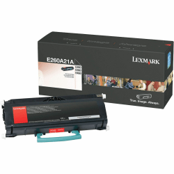 Lexmark™ E260A21A Black Toner Cartridge