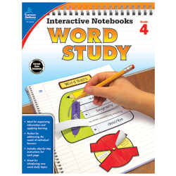 Carson-Dellosa Interactive Notebooks Word Study Books, Grade 4