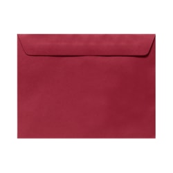 LUX Booklet 6" x 9" Envelopes, Gummed Seal, Garnet Red, Pack Of 1,000