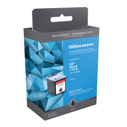 Office Depot® Brand Remanufactured Black Ink Cartridge Replacement For HP 701, OD701BK
