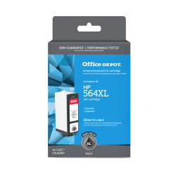 Office Depot® Remanufactured Black High-Yield Ink Cartridge Replacement For HP 564XL