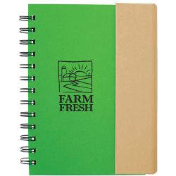 Custom Magnetic Journalbook, 70% Recycled, Assorted Colors