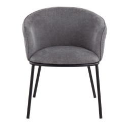 LumiSource Ashland Chair, Black/Gray