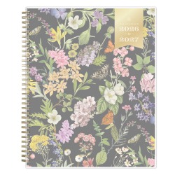 Planning Calendar DD Butterfly Garden Black PP 8.5x11 AY26-27