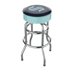 Imperial NHL Backless Swivel Bar Stool, Seattle Kraken