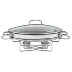 Cuisinart™ Buffet Dish, 10-1/4"H x 17-1/2"W x 6-3/4"D, Silver