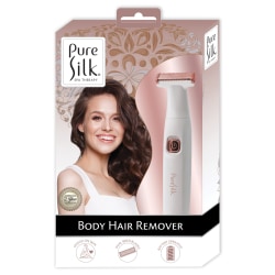 PURE SILK Body Hair Remover, 4-3/4" x 3/4" x 6", White