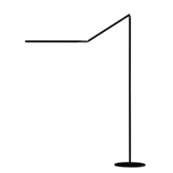 Koncept Z-Bar LED Floor Lamp, 44"H, Warm/Metallic Black