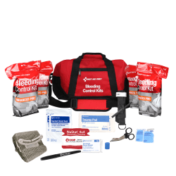 First Aid Only Bleeding Control Multi-Victim Bag, 9"H x 16"W x 8"D