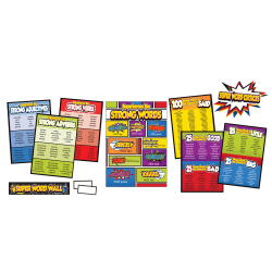 Carson-Dellosa Super Power Super Word Choices Bulletin Board Set, Multicolor, Grades 2-5